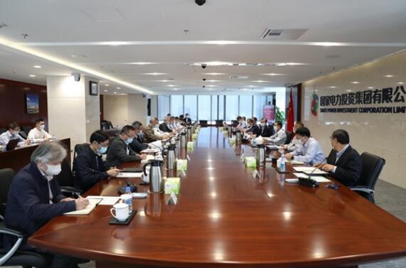 國家電投總經(jīng)理江毅會見東方電氣黨組副書記、總經(jīng)理俞培根