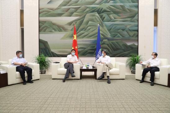 錢智民、江毅會見青海省委副書記、省長劉寧