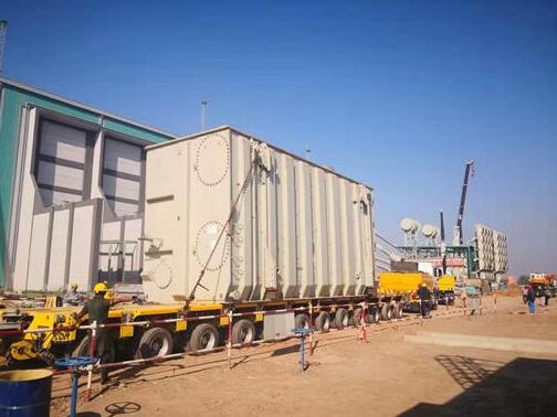 穿越1300公里,默拉直流項目重大件設(shè)備運輸成功完成