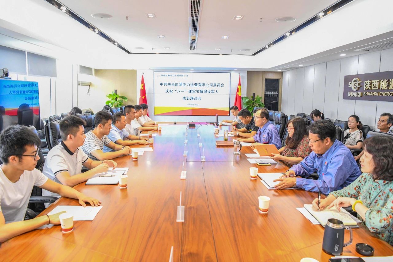 陜投集團(tuán)電力運(yùn)營(yíng)公司召開慶?！鞍艘弧苯ㄜ姽?jié)暨退役軍人表彰座談會(huì)