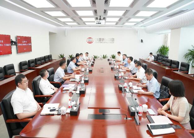 中國(guó)能建總經(jīng)理、黨委副書(shū)記孫洪水拜訪中國(guó)誠(chéng)通董事長(zhǎng)朱碧新