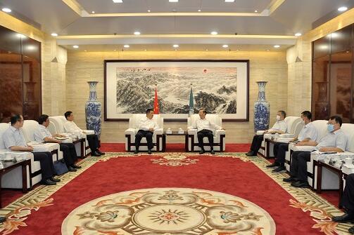 辛保安會見中國西電集團董事長白忠泉、總經(jīng)理裴振江