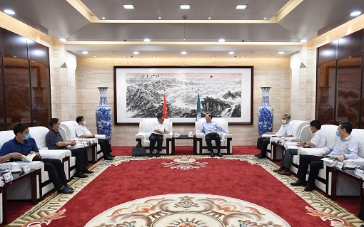 國家電網(wǎng)有限公司總經(jīng)理、黨組副書記辛保安會見寧夏回族自治區(qū)副主席吳秀章