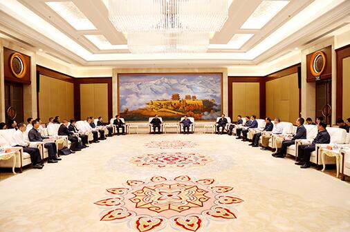 國(guó)家電網(wǎng)董事長(zhǎng)、黨組書記毛偉明拜會(huì)甘肅省委書記林鐸、省長(zhǎng)唐仁健