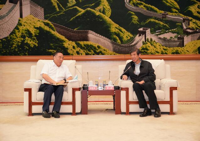 宋海良、孫洪水與大唐集團董事長陳飛虎座談