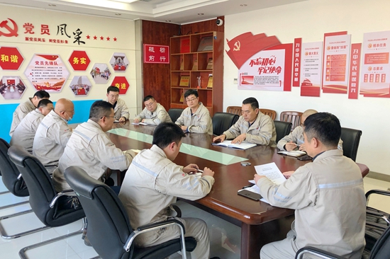 大唐淮北發(fā)電廠開展“沖刺四季度，奪取雙勝利”主題黨日活動(dòng)