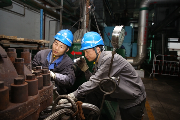 大唐石門發(fā)電公司：五一，我在檢修一線！