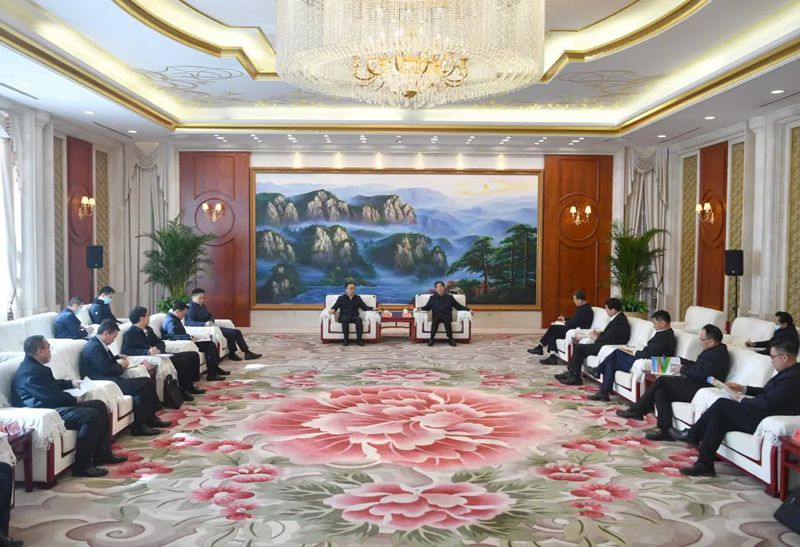 鄒磊拜會寧夏回族自治區(qū)黨委書記、人大常委會主任陳潤兒