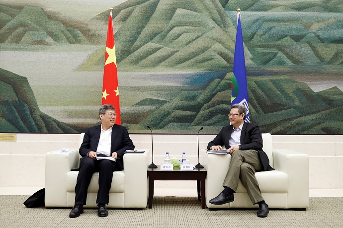 錢(qián)智民會(huì)見(jiàn)內(nèi)蒙古自治區(qū)黨委常委、通遼市委書(shū)記孟憲東