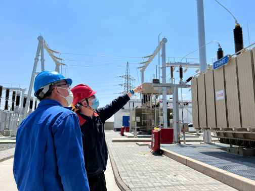 送電了！北疆達(dá)茂最大的農(nóng)業(yè)集中地新建的烏克110千伏變電站正式啟動投運