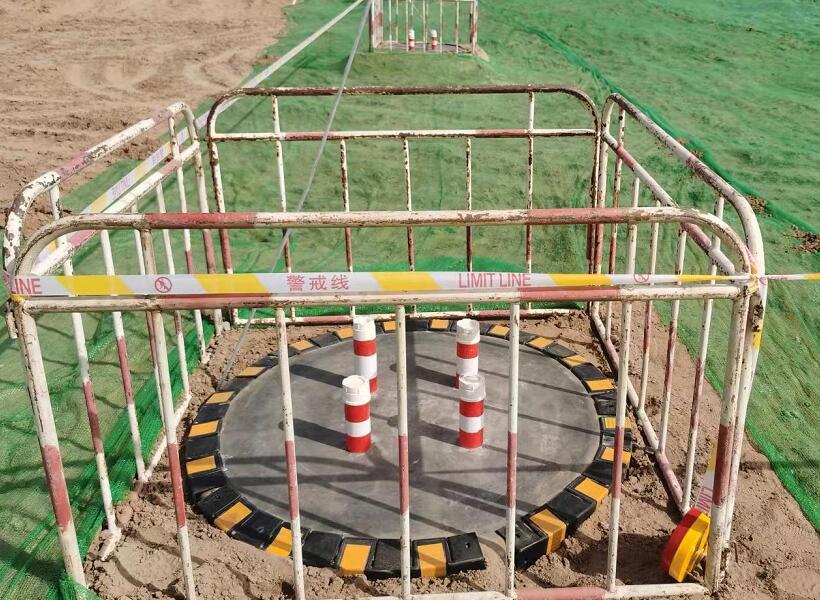 烏審旗至甘迪爾500千伏線路工程(I標段)基礎澆筑全部完成