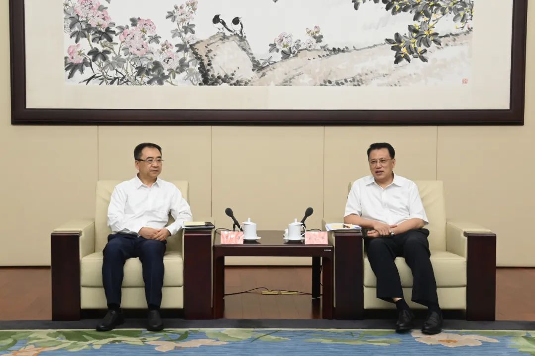 大唐集團(tuán)公司黨組書記、董事長鄒磊拜會浙江省委書記、省人大常委會主任袁家軍