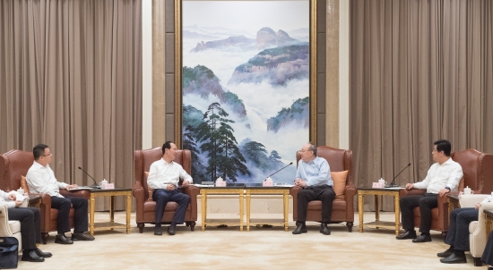 中國電建集團公司黨委書記、董事長丁焰章拜會福建省委書記尹力、省長趙龍