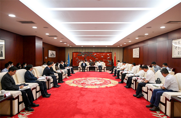 溫樞剛會(huì)見中國(guó)進(jìn)出口銀行黨委書記、董事長(zhǎng)吳富林