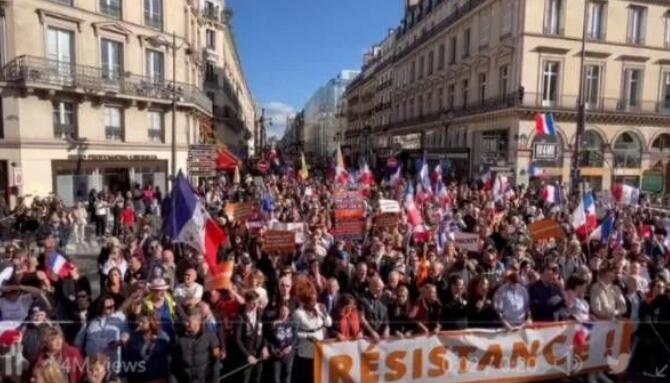 能源危機、高通脹令德法面臨“持續(xù)動蕩”危機，抗議罷工不斷上演