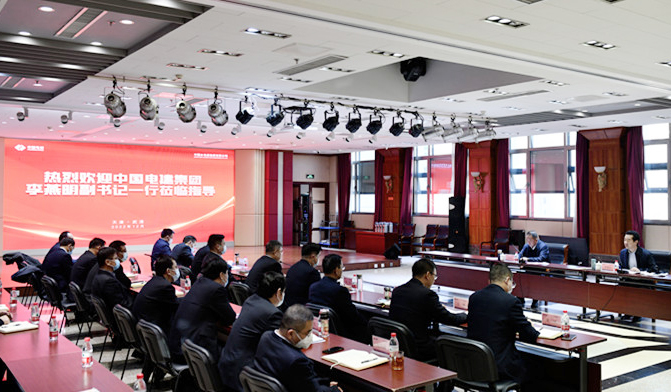 中國電建黨委副書記、董事李燕明到水電基礎(chǔ)局調(diào)研慰問