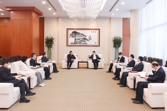 華能集團(tuán)黨組書記、董事長溫樞剛會(huì)見中電聯(lián)常務(wù)副理事長楊昆