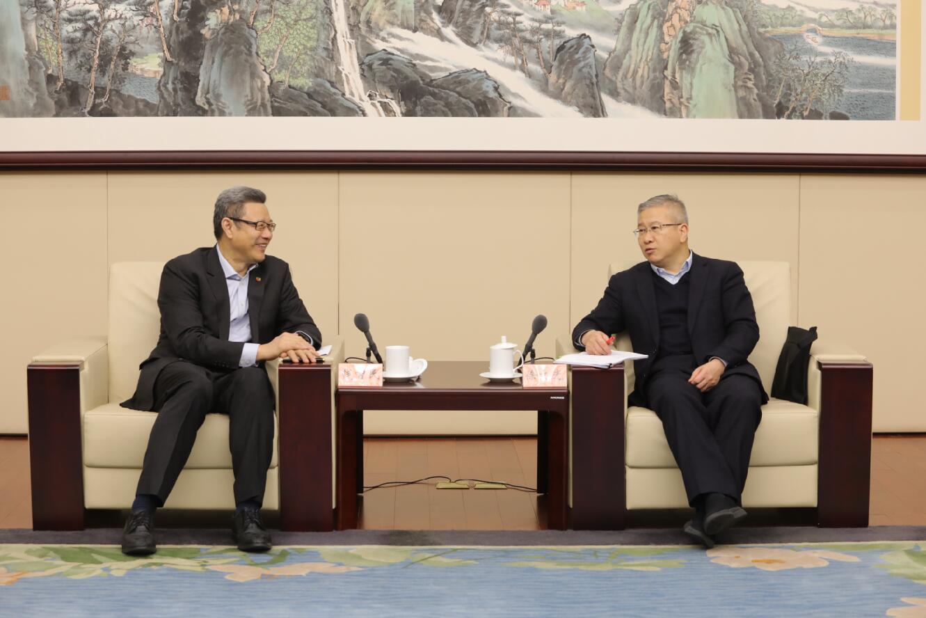 國(guó)家電投黨組書記、董事長(zhǎng)錢智民拜會(huì)浙江省委常委、常務(wù)副省長(zhǎng)徐文光