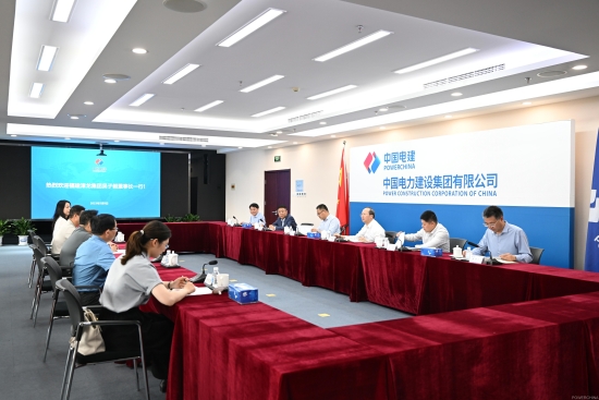 中國電建黨委常委、副總經(jīng)理徐鵬程與漳龍集團(tuán)黨委書記、董事長吳子毅會(huì)談