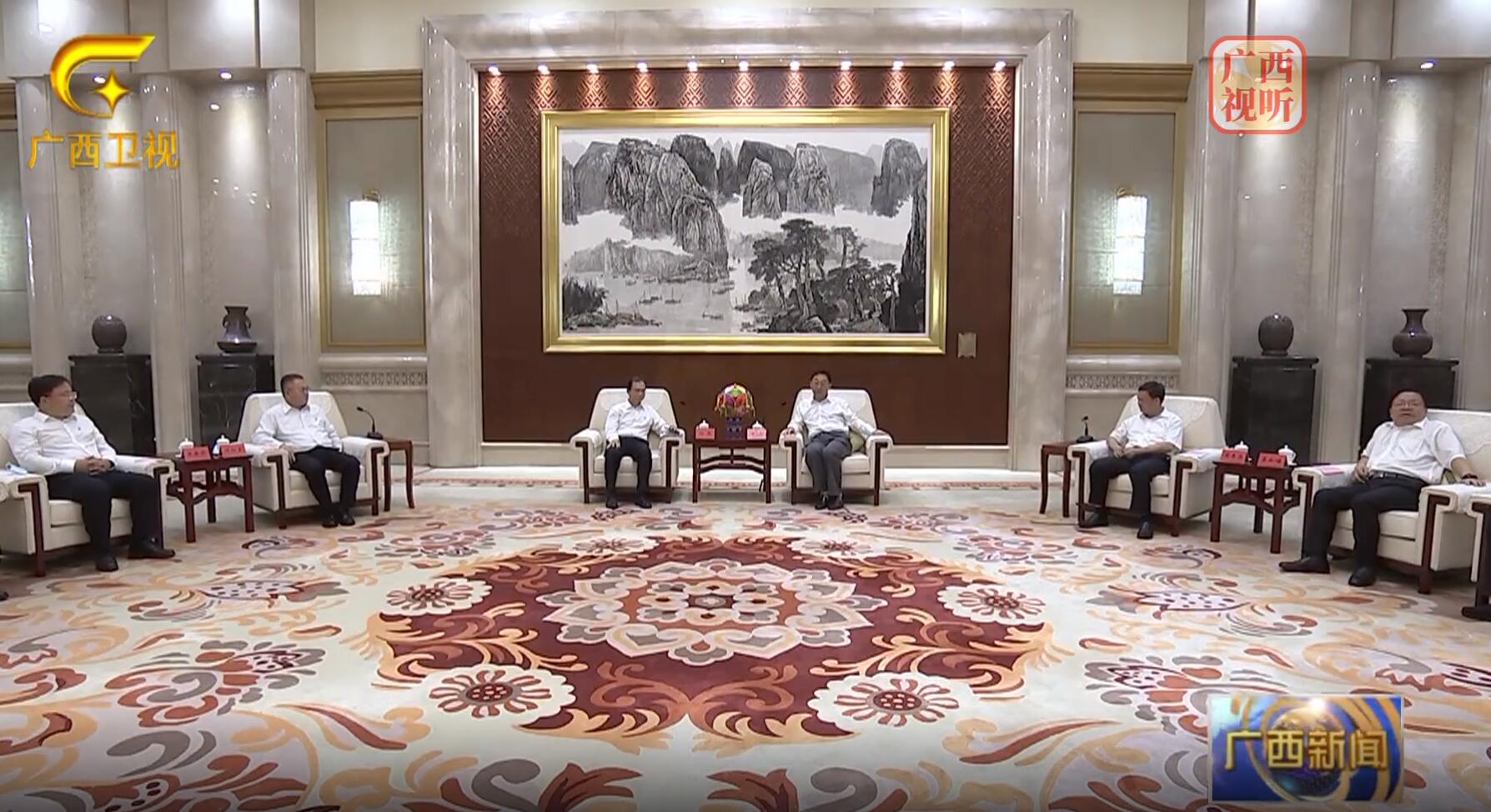江毅、葉向東拜會(huì)廣西壯族自治區(qū)黨委書(shū)記、自治區(qū)人大常委會(huì)主任劉寧