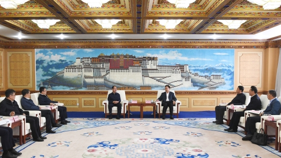 中國電建黨委書記、董事長丁焰章拜會西藏自治區(qū)黨委書記王君正、自治區(qū)主席嚴金海