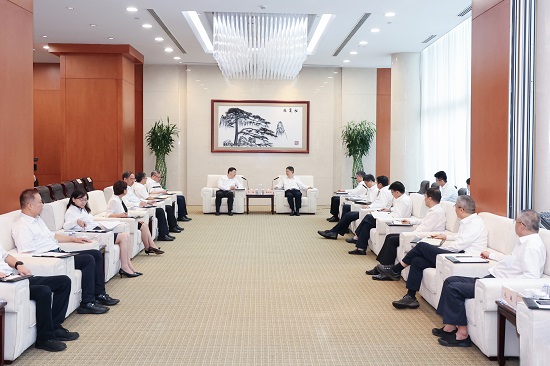 華能集團黨組書記、董事長溫樞剛會見山西省委常委、太原市委書記韋韜