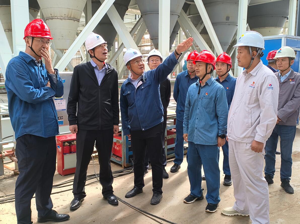 華能甘肅公司黨委書記、董事長張東輝到正寧百萬項(xiàng)目檢查指導(dǎo)