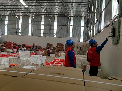 國網(wǎng)會理市供電公司:石榴分揀銷售忙 供電服務來保障