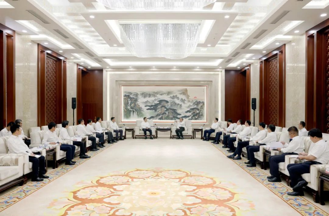 大唐集團鄒磊、劉明勝拜會山東省委書記林武、省長周乃翔