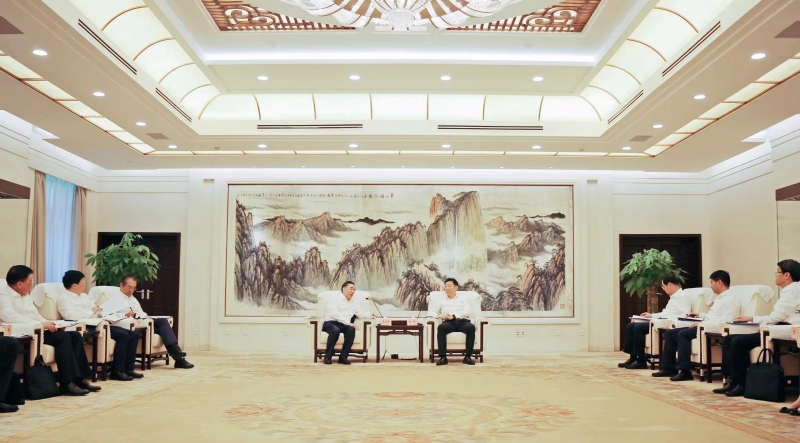 中國能建黨委書記、董事長宋海良拜會陜西省省長趙剛