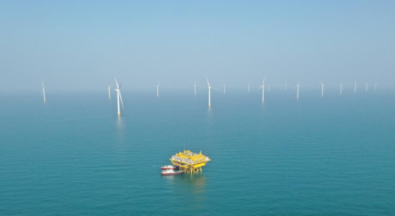 山東首個百萬千瓦級海風(fēng)基地！國家電投半島南U1一期并網(wǎng)發(fā)電