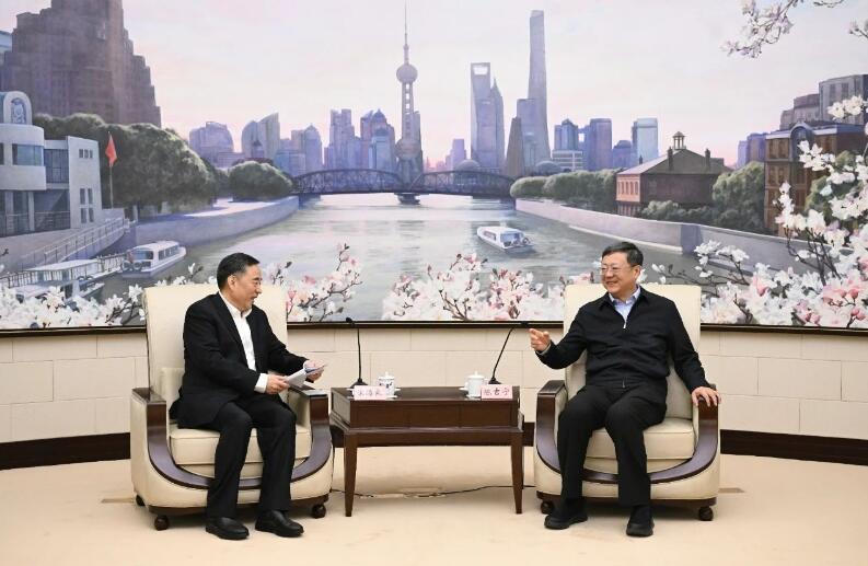 中國能建黨委書記、董事長宋海良拜會(huì)上海市委書記陳吉寧、市長龔正