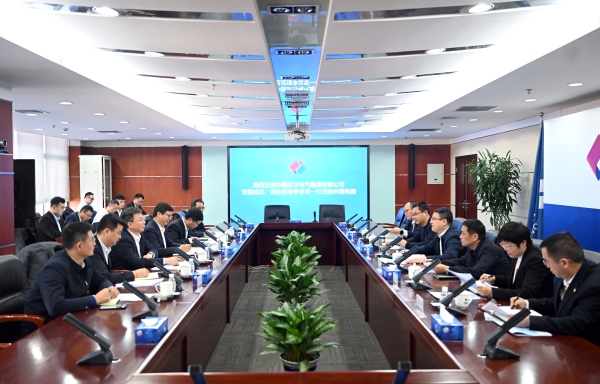 中國電建黨委常委、副總經理王小軍與東方電氣副總經理李忠軍舉行會談