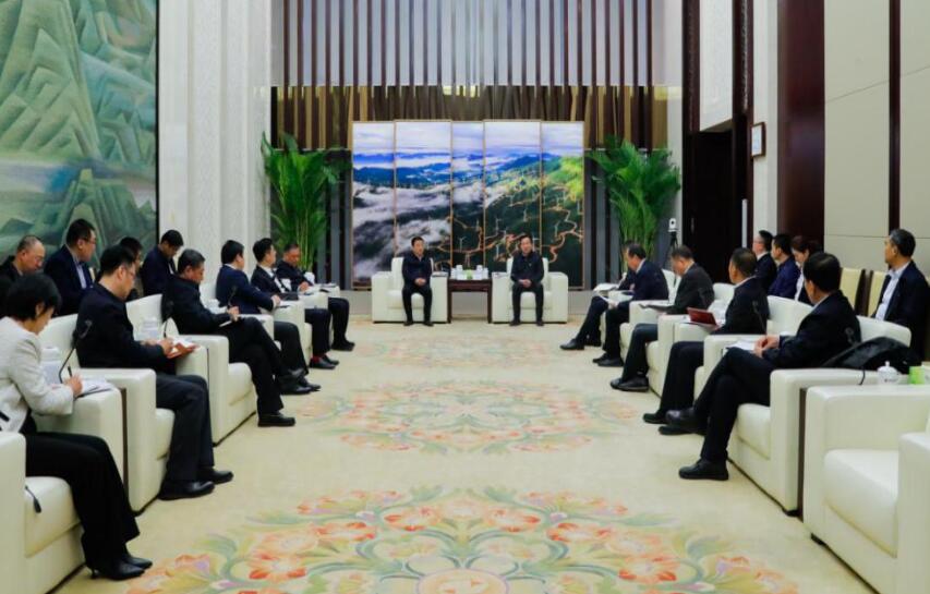 國(guó)家電投黨組書(shū)記、董事長(zhǎng)劉明勝會(huì)見(jiàn)遼寧省委常委、沈陽(yáng)市委書(shū)記王新偉