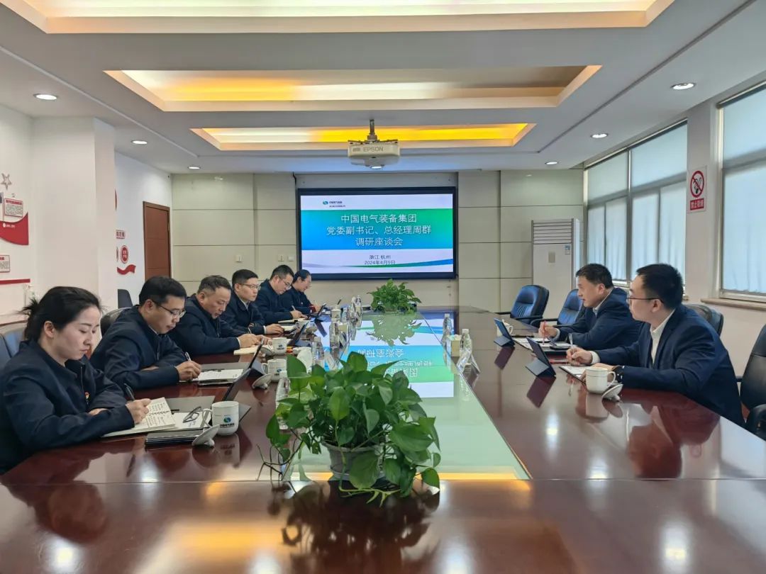 中國(guó)電氣裝備黨委副書記、總經(jīng)理周群到浙江盛達(dá)調(diào)研