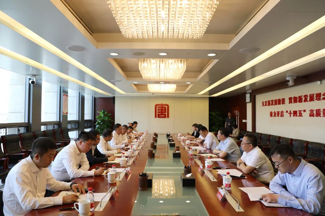 中建一局黨委書記、董事長吳愛國拜會大唐國際黨委書記、董事長王順啟