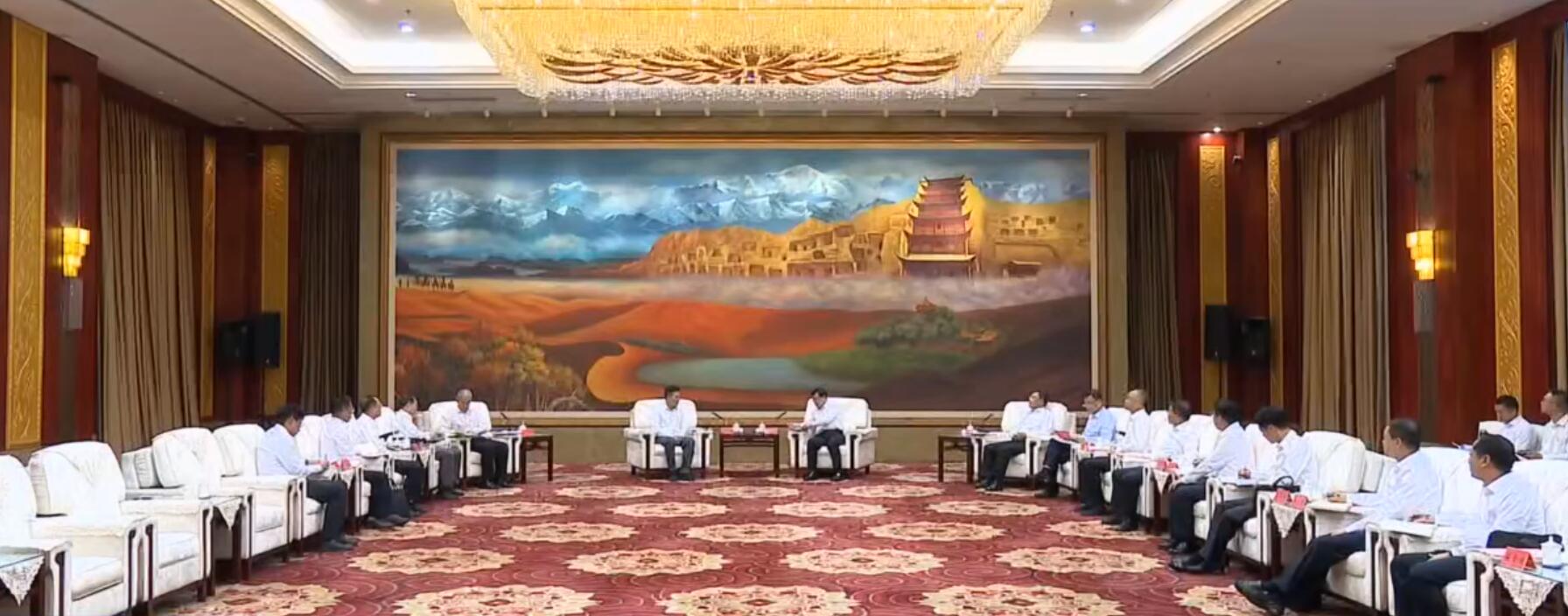 國(guó)家電投董事長(zhǎng)劉明勝、總經(jīng)理栗寶卿拜會(huì)甘肅省委書(shū)記胡昌升、省長(zhǎng)任振鶴