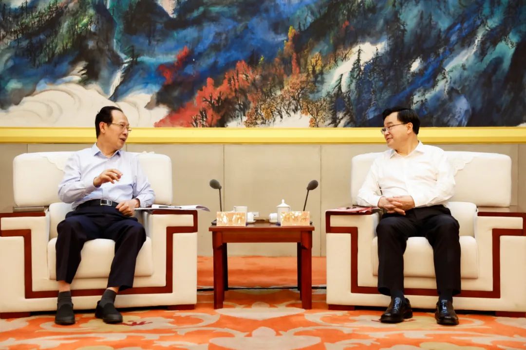 中國電建黨委書記、董事長丁焰章拜會甘肅省委書記胡昌升