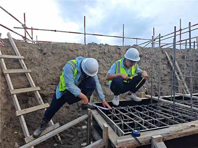 紅色力量護航 施工驗收高質(zhì)量推進(jìn)