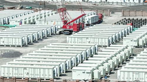 中國首個GWh級儲能項目，海博思創(chuàng)在荒漠建立起“綠色長城”