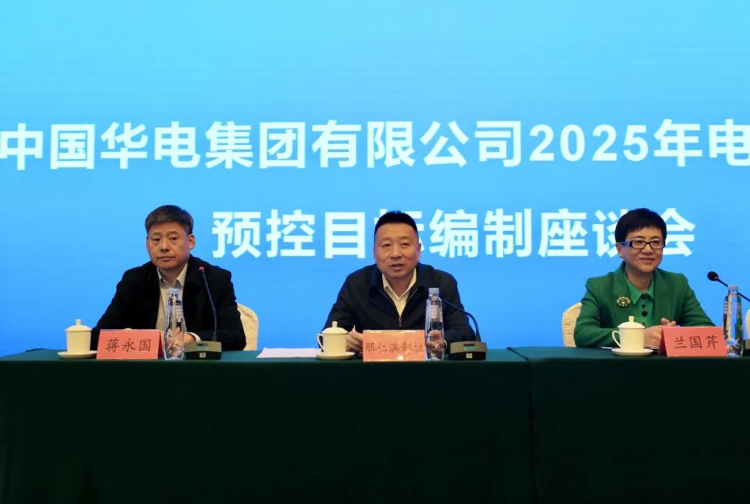 華能集團2025年電、熱量預(yù)控目標編制座談會在呼和浩特召開