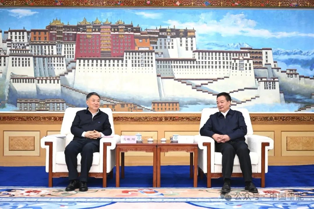華能集團董事長、黨組書記溫樞剛拜會西藏自治區(qū)黨委書記王君正