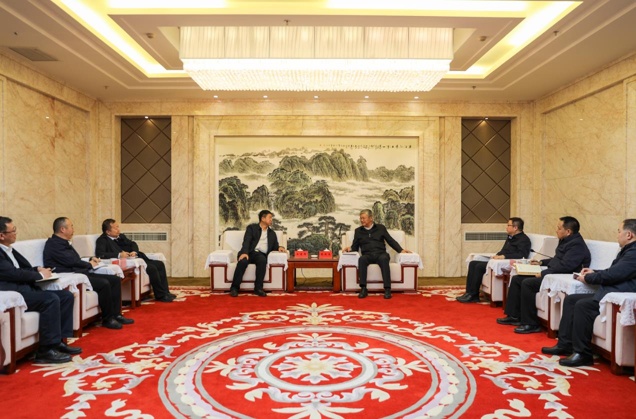 大唐甘肅公司黨委書(shū)記、董事長(zhǎng)王建偉拜會(huì)隴南市委書(shū)記張柯兵、市長(zhǎng)劉永革