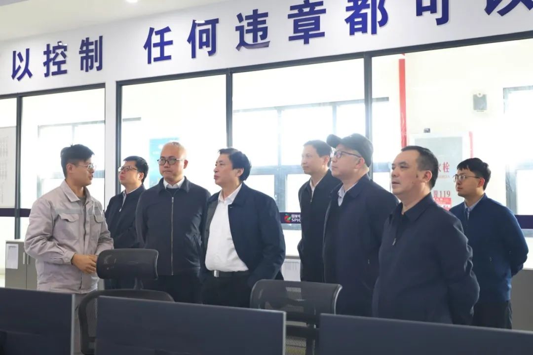 中國工程院院士謝和平調(diào)研前詹風(fēng)電、前詹港電