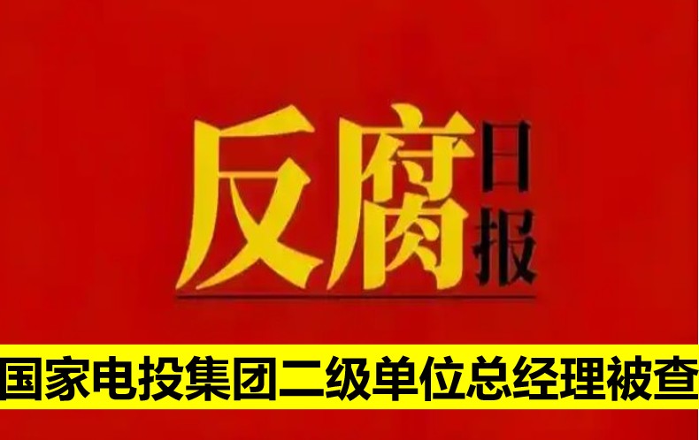 國家電投集團二級單位總經理被查