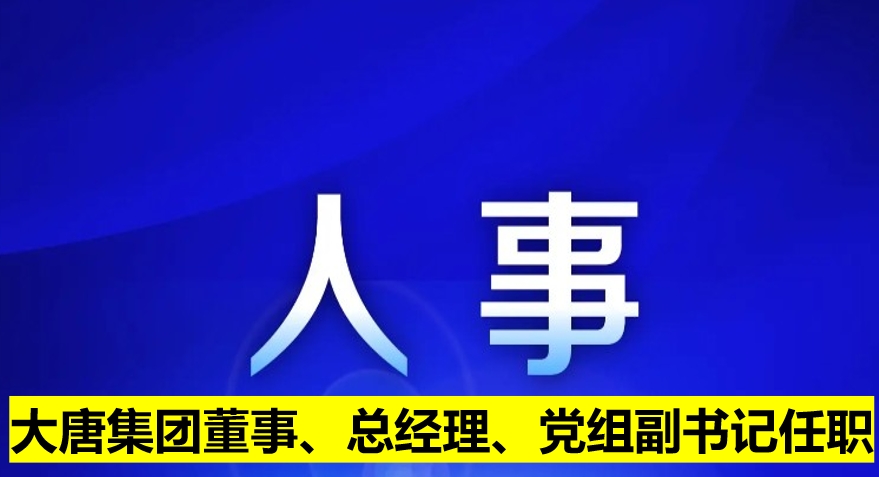 大唐集團董事、總經(jīng)理、黨組副書記任職