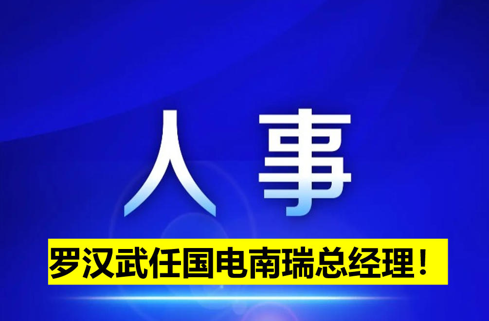 羅漢武任國電南瑞總經(jīng)理！